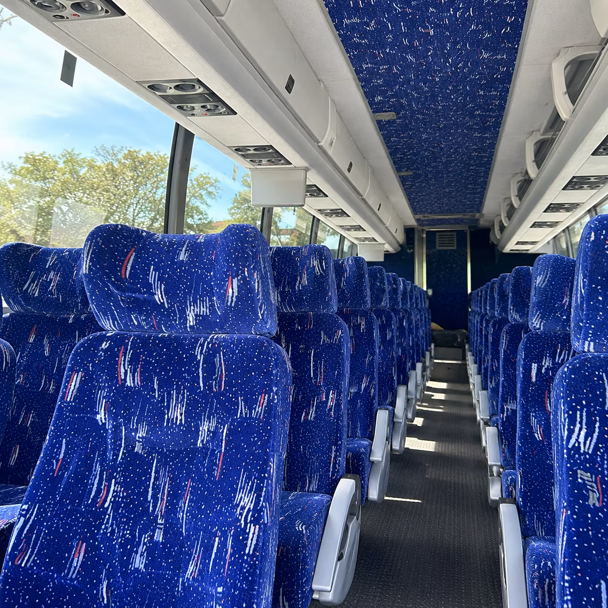 menifee charter bus rental inside