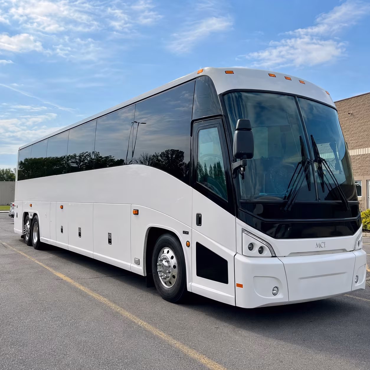 oceanside charter bus rental exterior