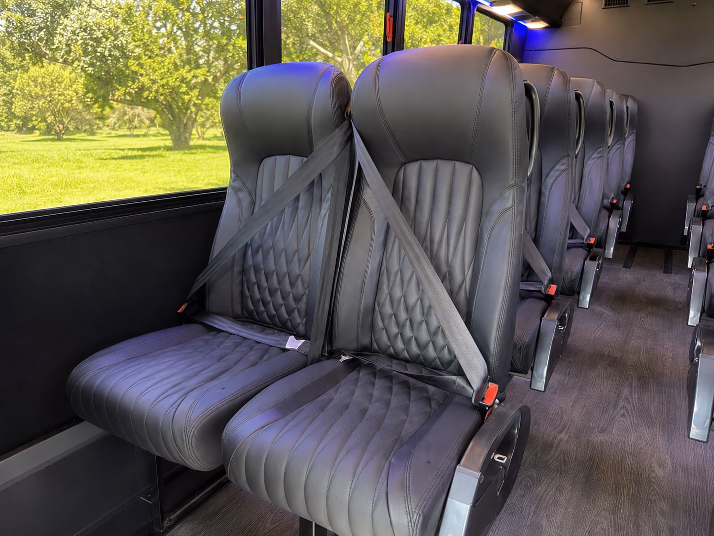 oceanside event transportation with a private charter bus in oceanside
